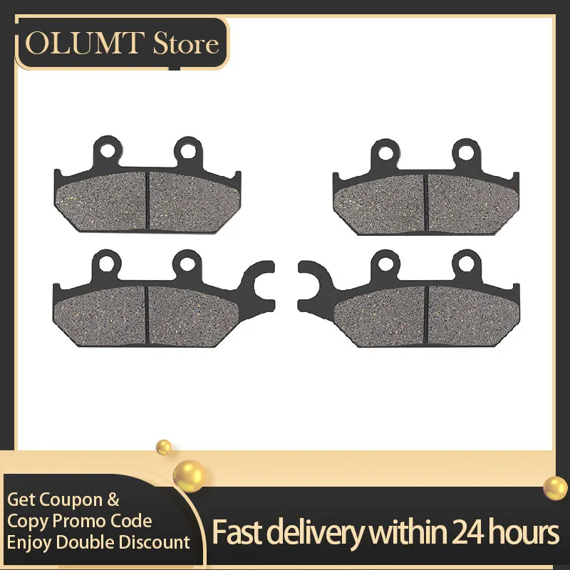 Motorcycle Accessories Front Brake Pads For YAMAHA YXM700E YXM700ES YXC700E For CAN AM Commander Max 1000 DPS/XT Maverick STD