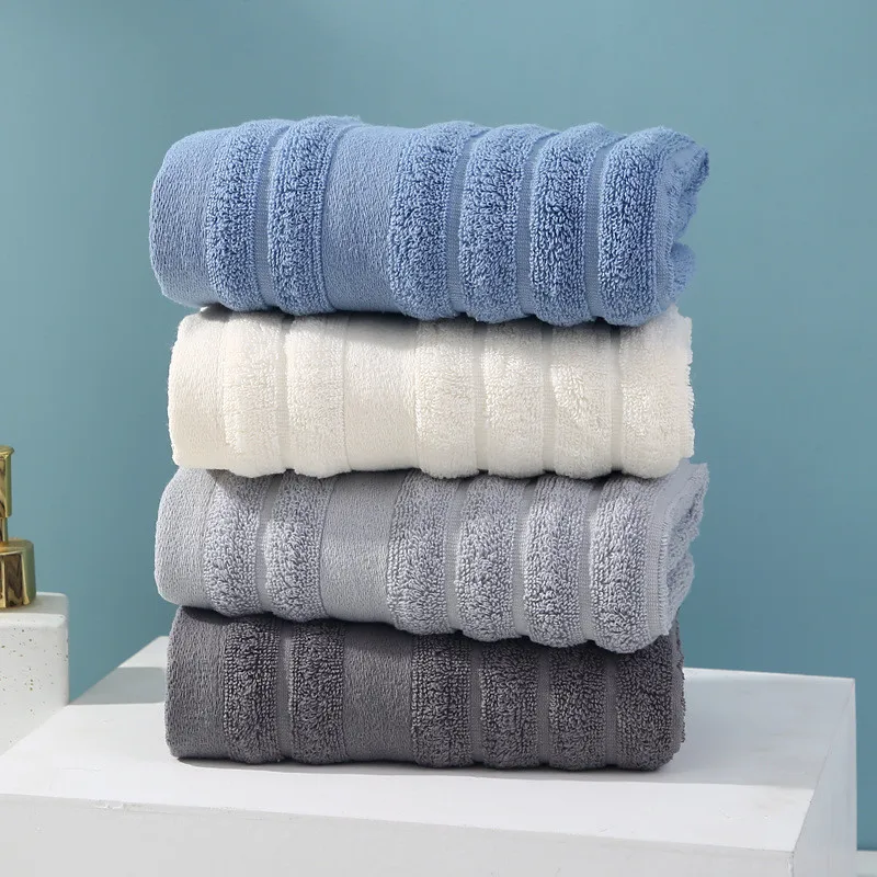 

Solid Terry Cotton Hair Hand Face Towel Water Absorbent Home Towels Bathroom Washing Cloth Man Woman Gym Facecloth 34*74cm 1pc
