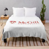 BEST SELLING -McGill Logo Throw Blanket Weighted Blanket Soft Plaid Quilt Blanket