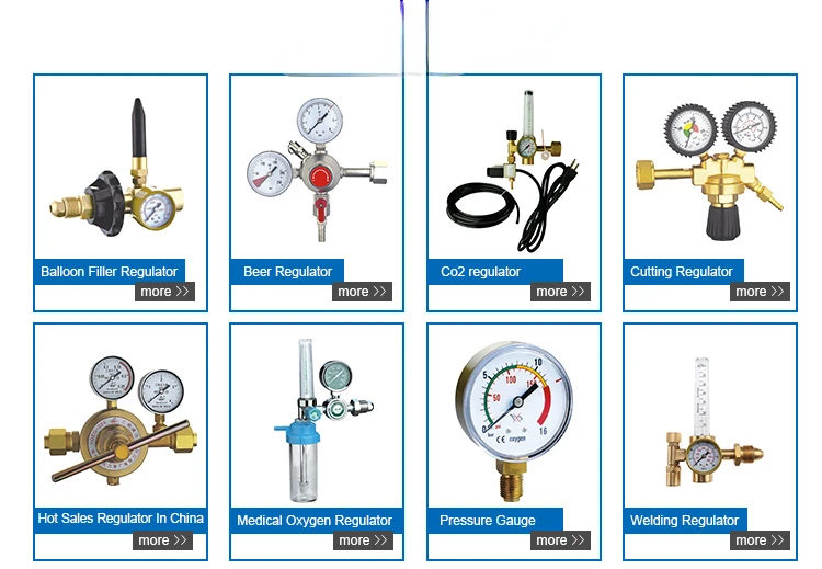 Латунный регулятор кислорода газа азотный редуктор давления
