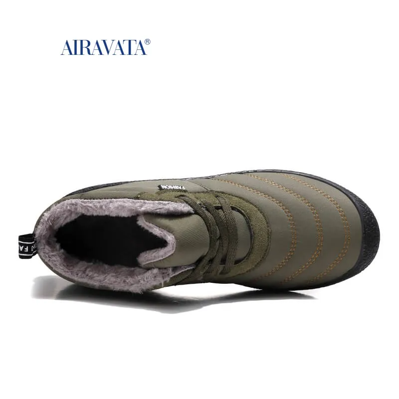 Man Woman Outdoor Boots Keep Warm Casual Snow Boots Waterproof Footwear High-top Non-Slip Ankle Winter Shoes