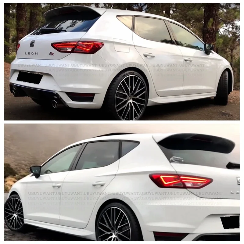 Высококачественный спойлер из АБС-пластика для V olkswagen Seat LEON 2012-2020 цвет праймера