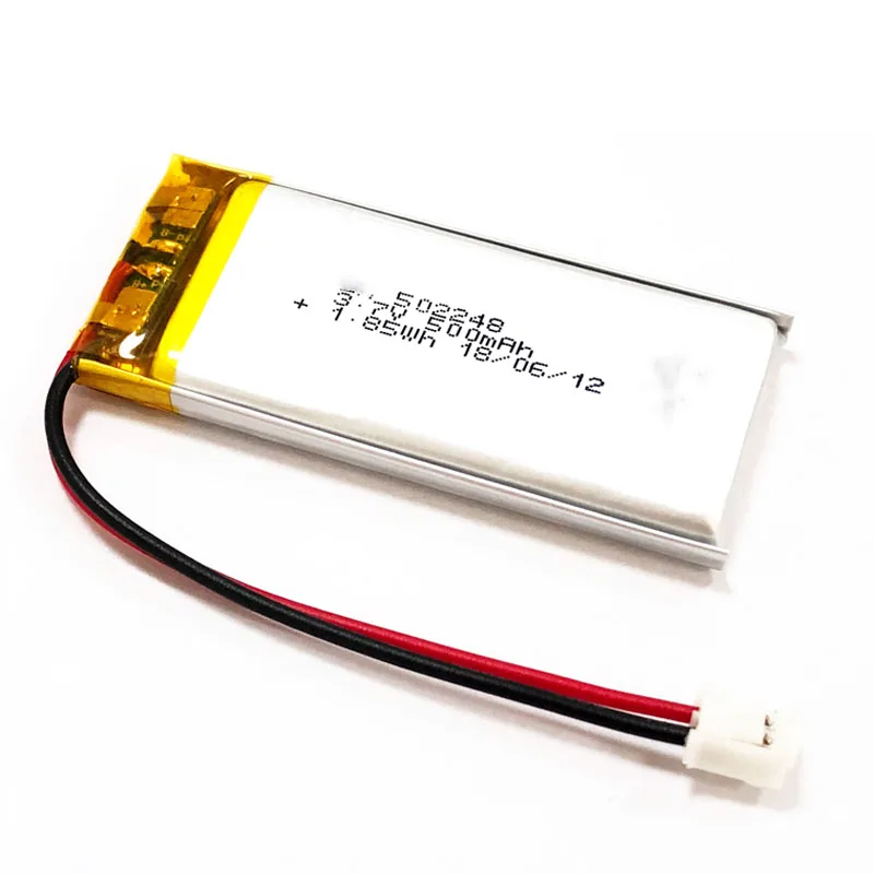 

2Pcs 3.7V 550mAh 502540 Lithium Polymer Ion For MP3 MP4 GPS Bluetooth