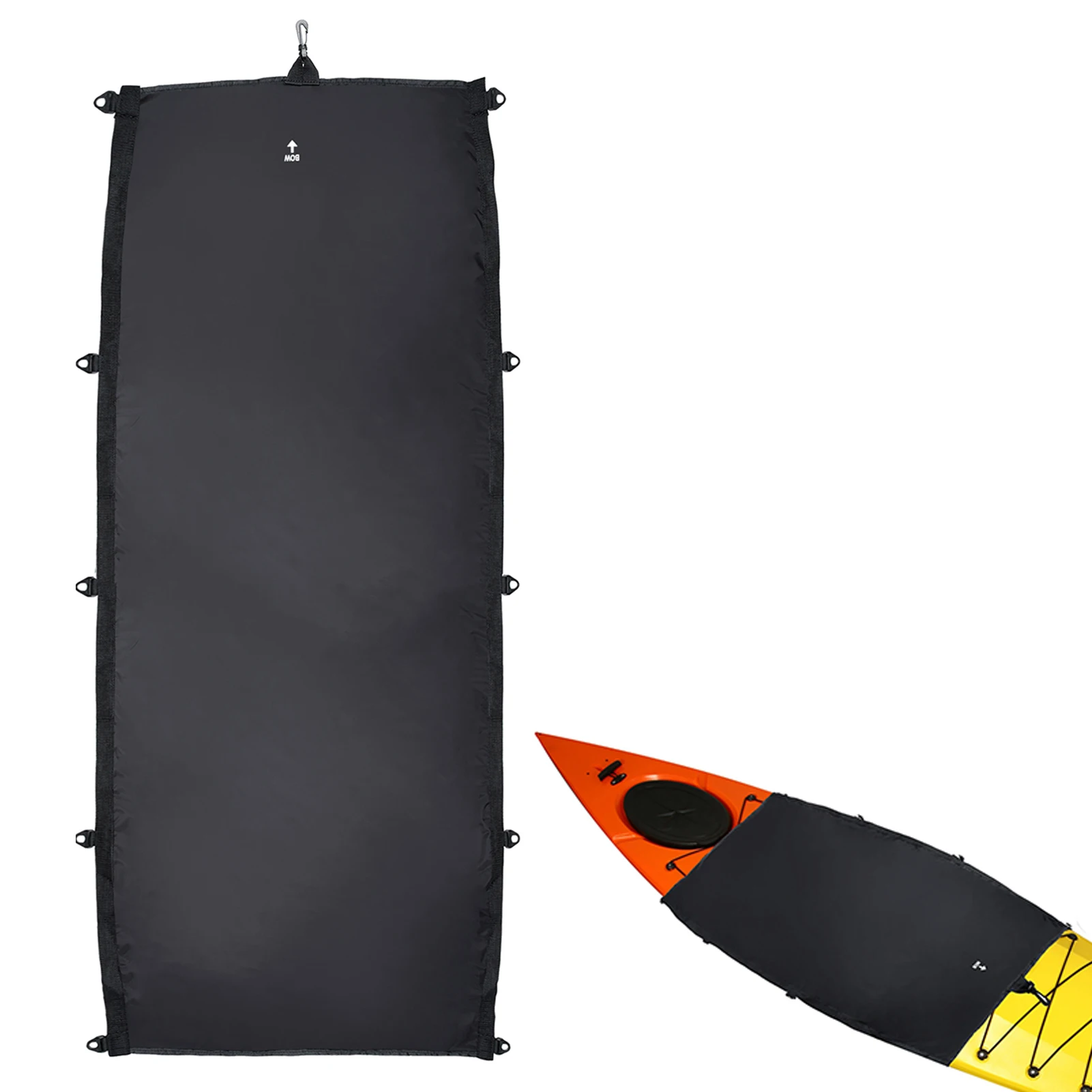 

Kayak Cover Cockpit Sunblock Kayak Protector Adjustable 600D Cockpit Covers Waterproof Kayak Cockpit Cover For Outdoor