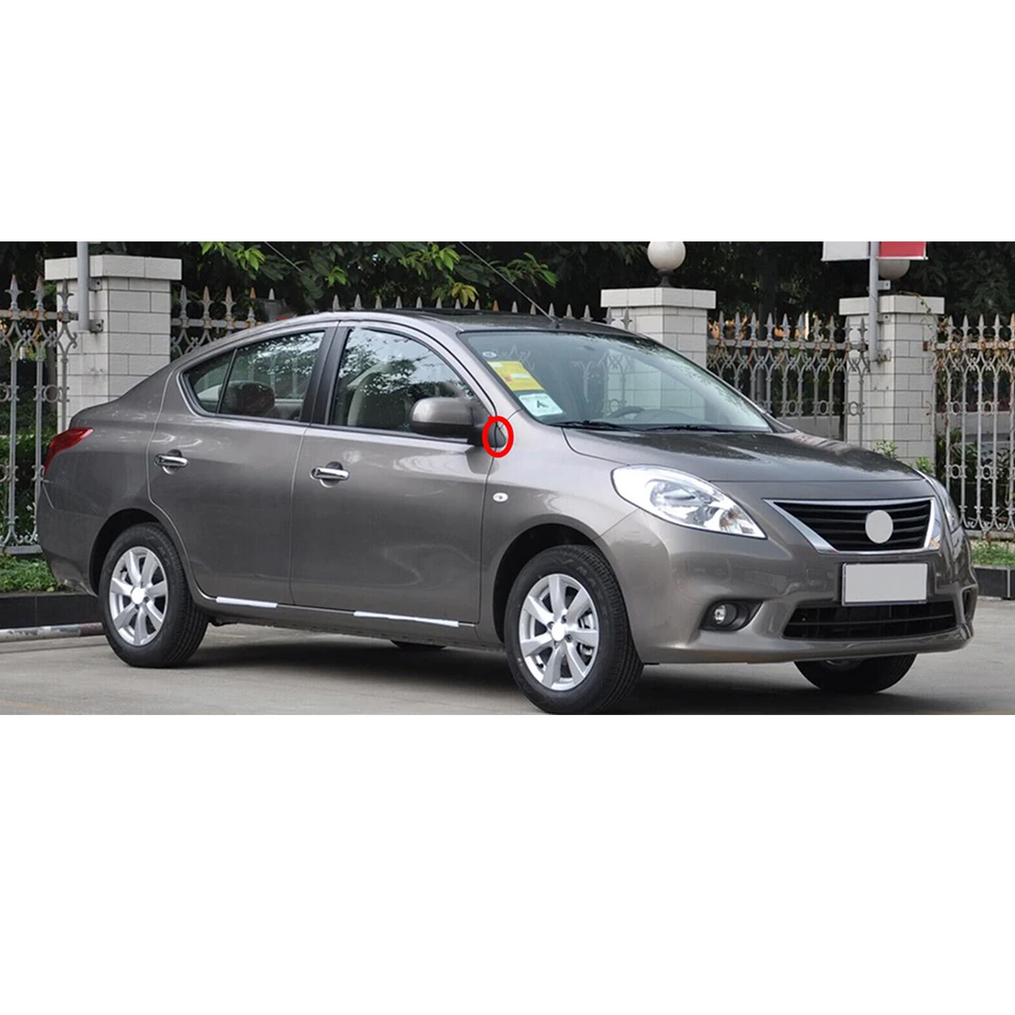 963193AW 0A 1 пара черного автомобильного внешнего зеркала заднего вида угловая