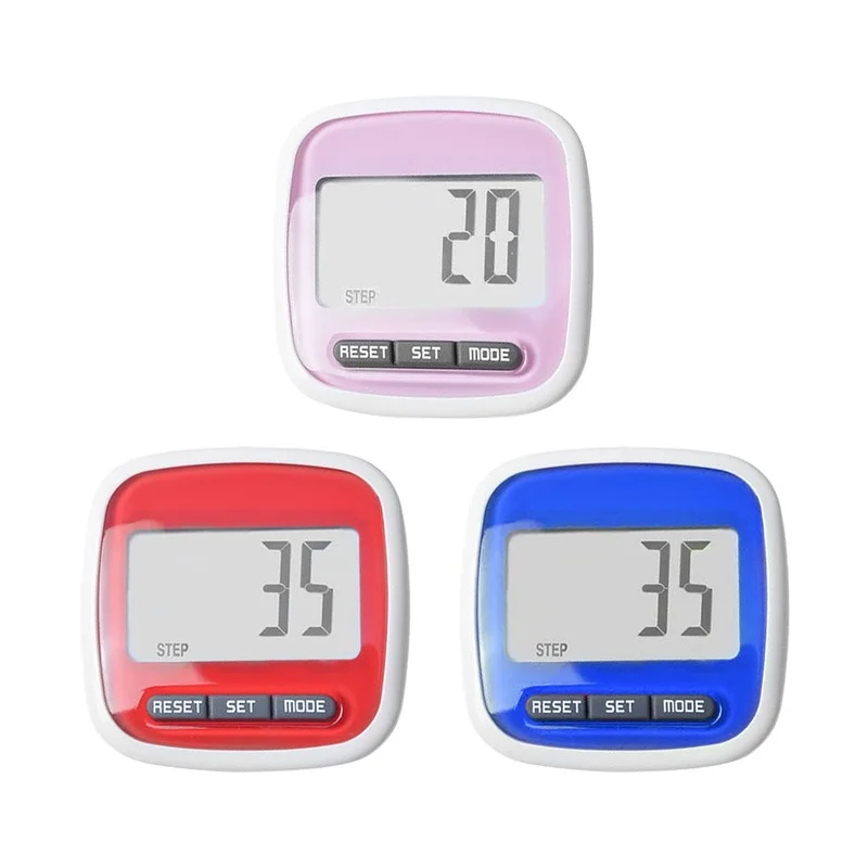 

Walking Step Counter 3D Pedometer Waterproof Multi-functional Calories Counting LCD Display Fitness Equipments For Walking