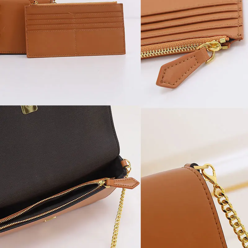 2023 New Women's Bag Flap Buckle Crossbody Bag Fashion Design Shoulder Bag Classic Wallet Handbag Mobile Bag Zero Purse