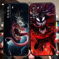 marvel venom cool phone case for samsung galaxy s20 s20fe s20 ulitra s21 s21fe s21 plus s21 ultra soft liquid silicon carcasa