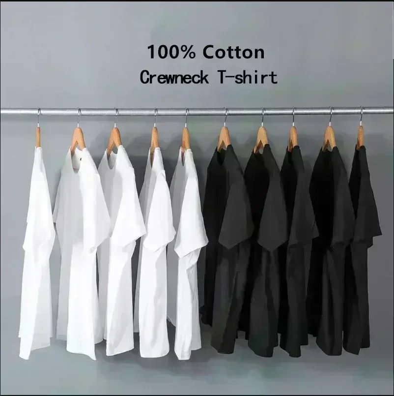 Мужская хлопковая футболка с коротким рукавом в Корейском стиле