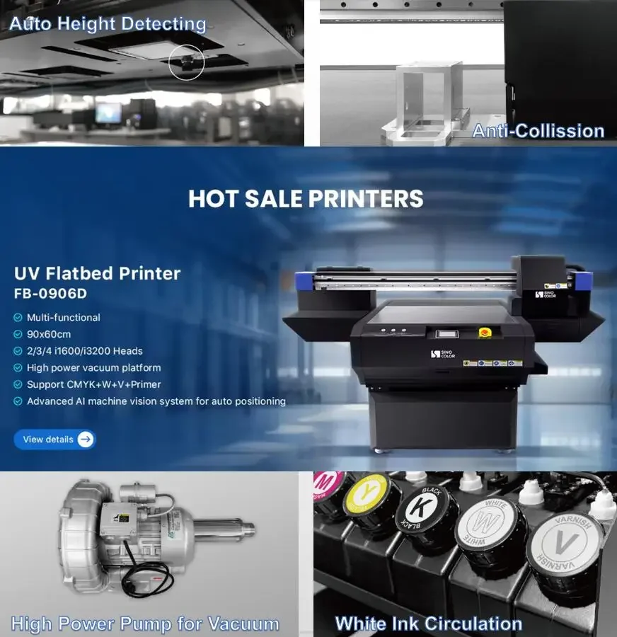 Промышленный планшетный принтер 6090 9060 a1 с i1600 головкой ab дерево стекло грандо