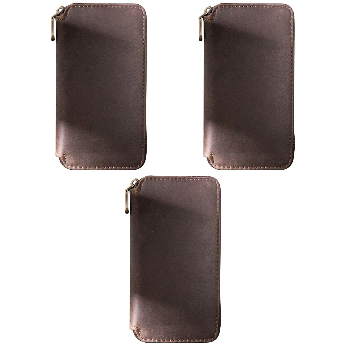 3 Pack De Smartwatch Bag Case Storage Men Intelligent 14X8CM Holder Organizer Brown Man