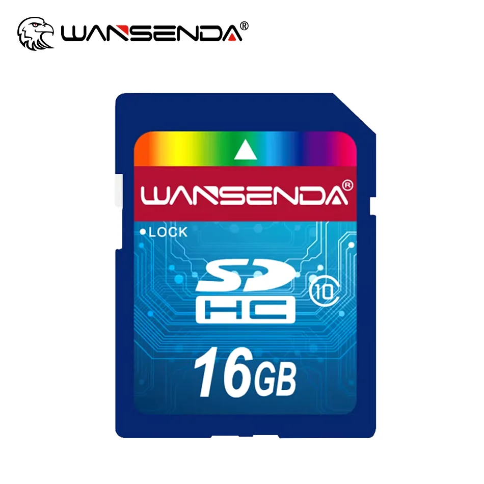 Карта памяти WANSENDA SD-карта 64 ГБ 32 16 8 4 SDHC Trans Flash Card для цифровой камеры