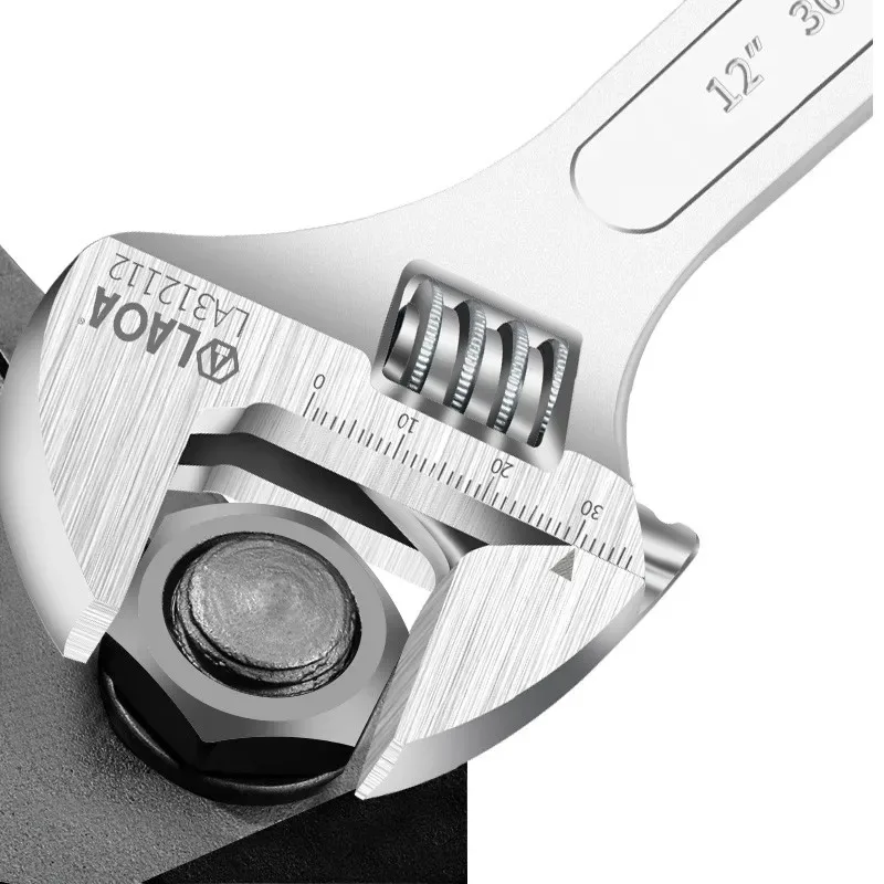 Регулируемый ключ LAOA промышленный тяжелый гаечный стальной автомобильный