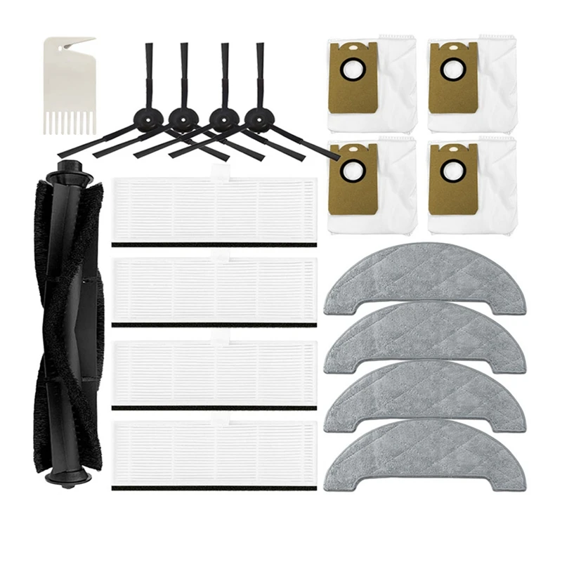 Основная щетка боковая фильтр Hepa швабра тряпка мешок для пыли Neabot Nomo N2 запасные