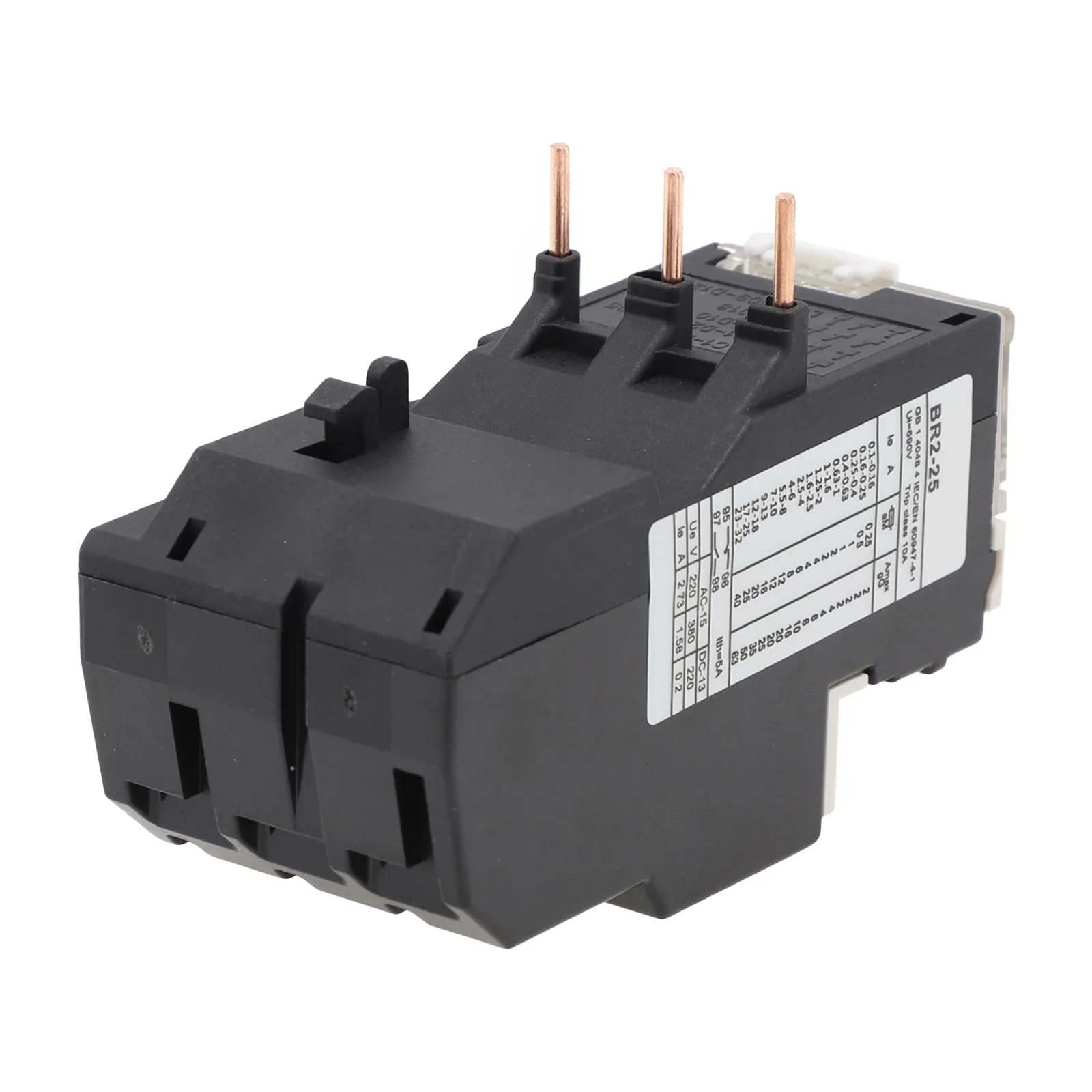 Реле теплового двигателя перегрузки 0 1-25 А 3-фазный разъем переменного тока 50 Гц/60