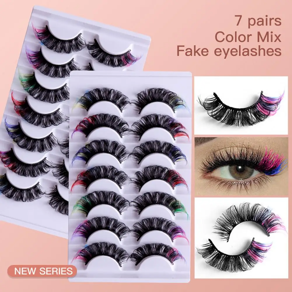 

Nice-looking Makeup Eye Lash Accessories False Eyelashes Imitation Mink Prom Accessory