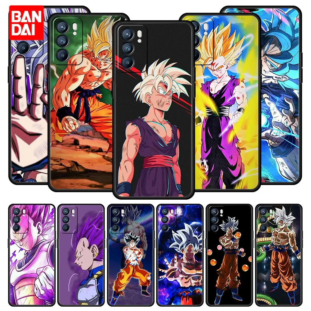 

Cartoon Anime Dragon Ball Z Case for Oppo A3s A5s A9 A15 A31 A52 A53 A54 A74 A93 A94 F19 Pro 4G Bag Capa Cover Soft Luxury Funda