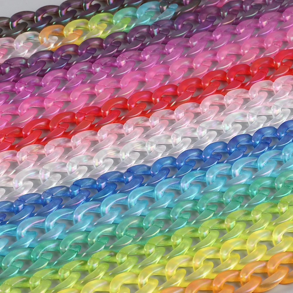 Новая матовая Цветная Акриловая цепочка AB для очков женщин шнур держателя