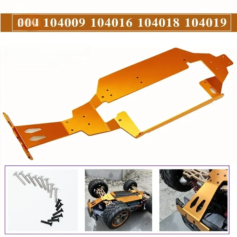 ДЛЯ WLtoys 1/10 104009 104016 104018 104019 Модифицированные металлические запасные части для
