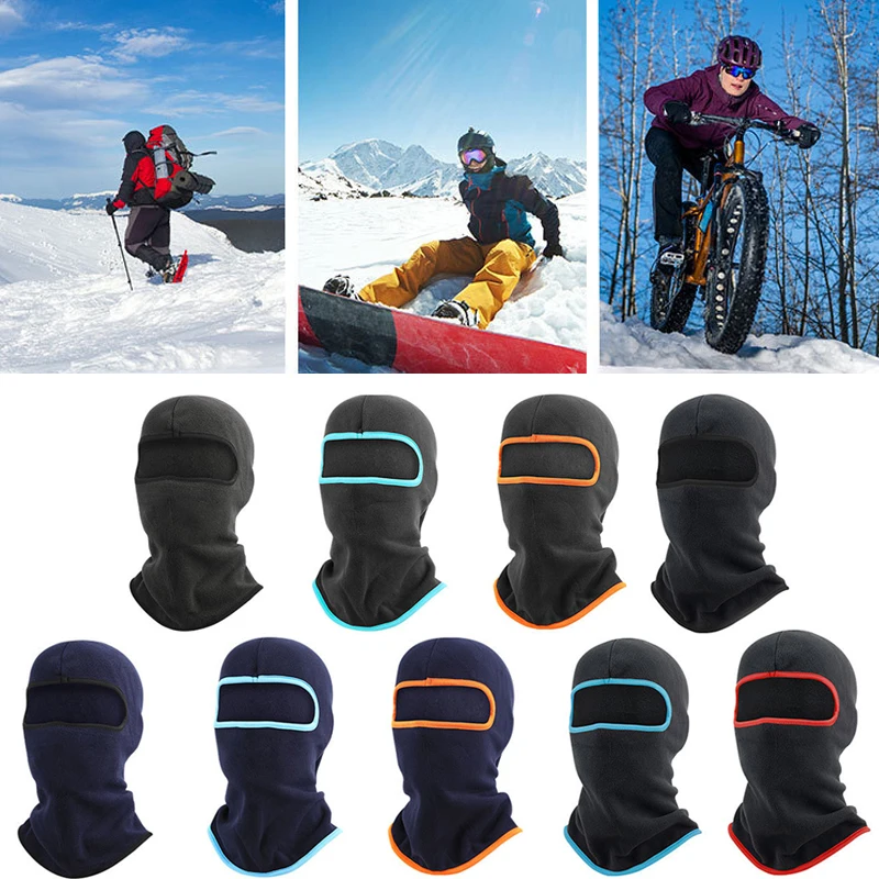 

2023 Winter Cycling Mask Fleece Thermal Keep Warm Windproof Cycling Face Mask Balaclava Ski Mask Fishing Skiing Hat Headwear