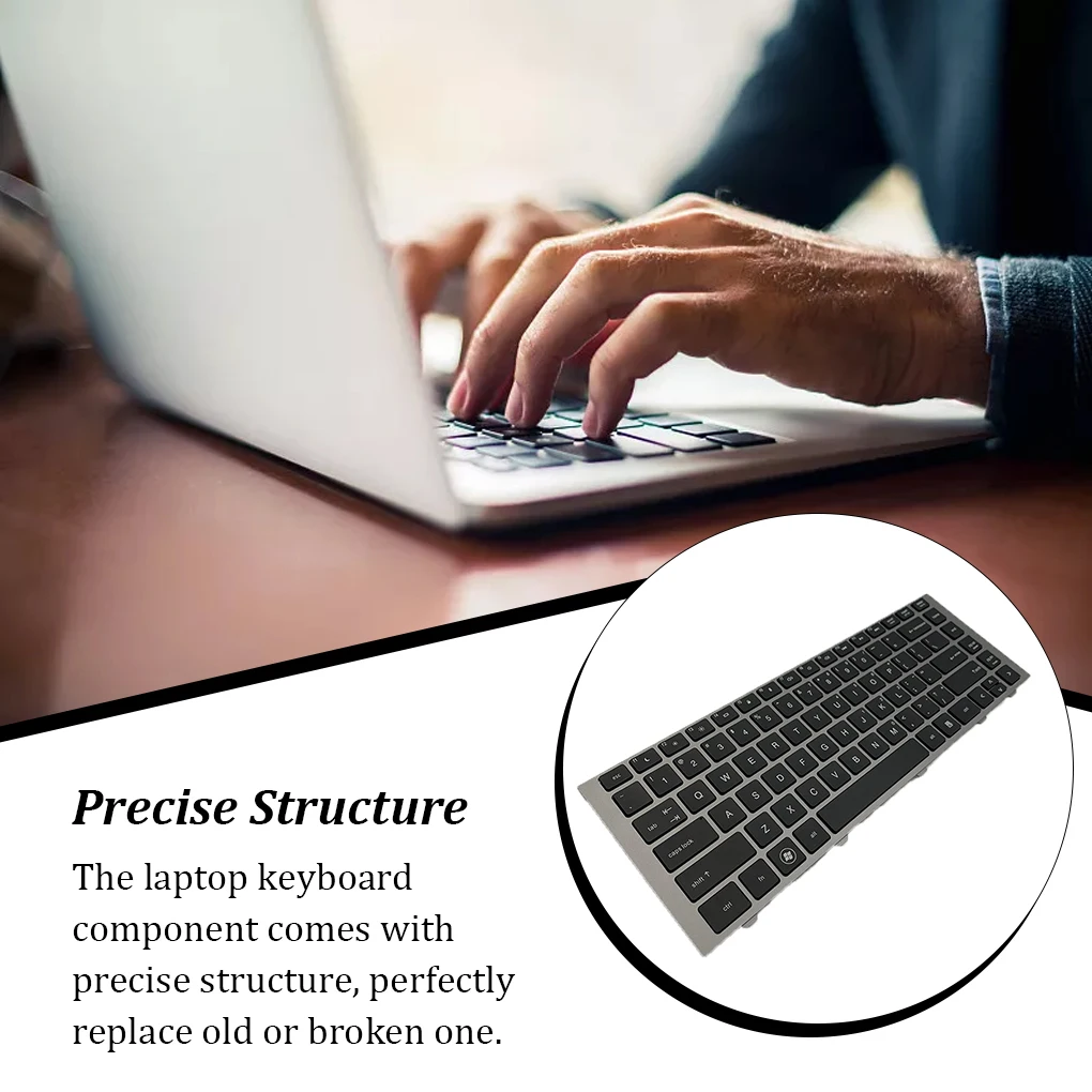 

Laptop Keyboard Inputting Fittings PC Keypad Replacement for 4440S