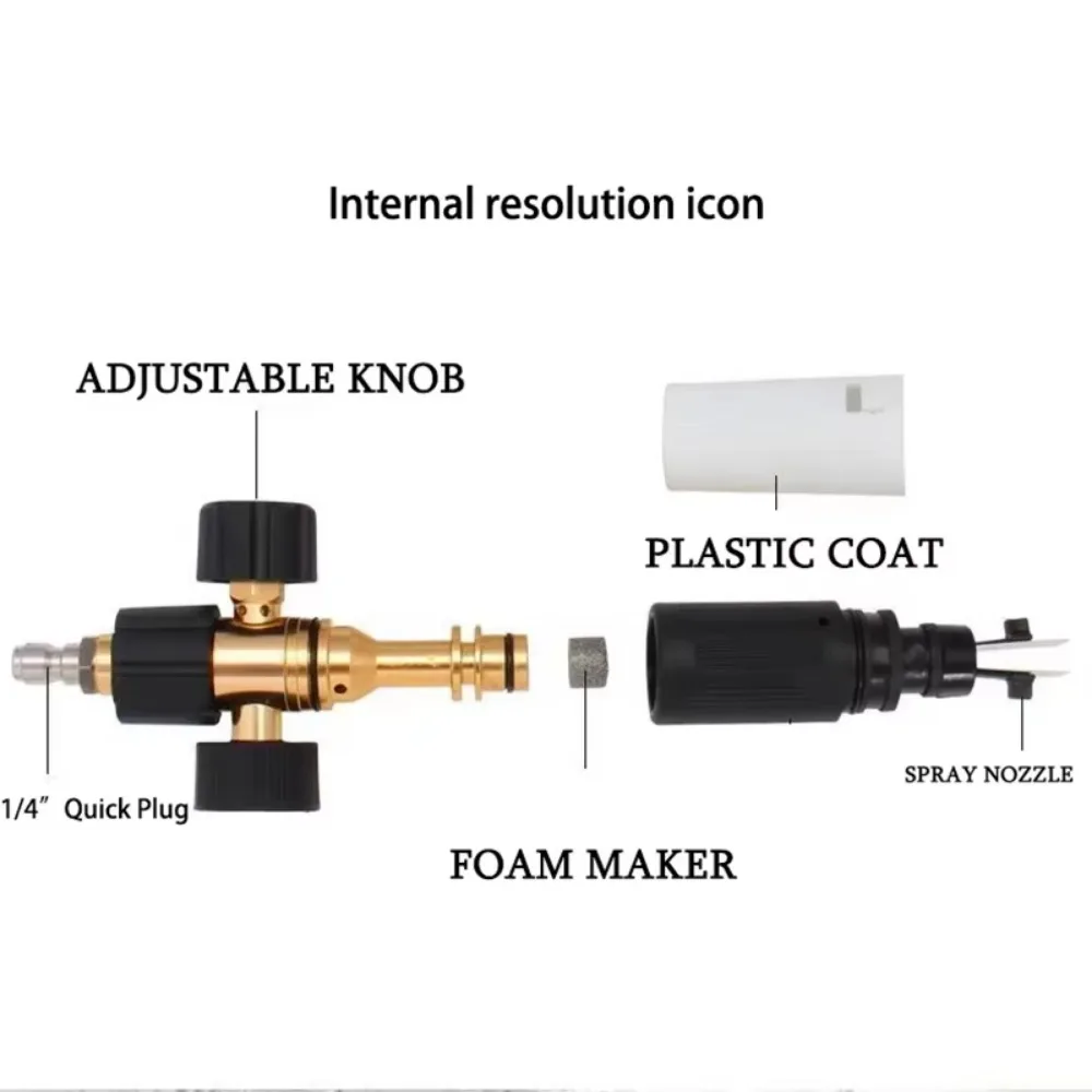 Мыльная пена пушка мойка высокого давления генератор пенопласта для снега