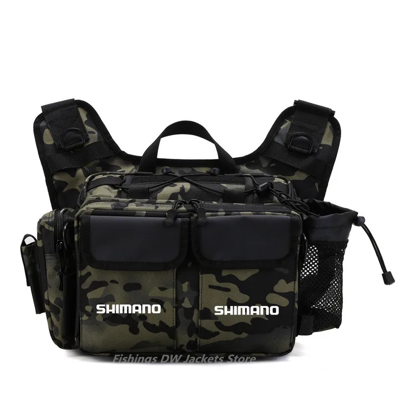 

2022 Luya Bag Multi-function Waist Bag Fishing Backpack Messenger Bag Equipment Storage Bag Outdoor Tool Rod Bag