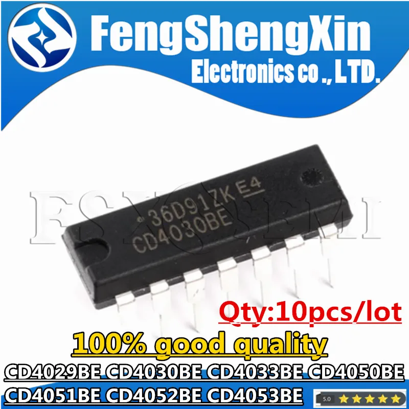 

10PCS CD4051BE CD4051 DIP DIP-16 CD4029BE CD4030BE CD4033BE CD4050BE CD4052BE CD4053BE CD4029 CD4030 CD4033 CD4050 CD4052 CD4053