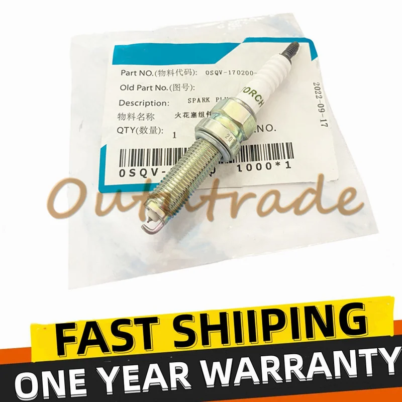Свеча зажигания для мотоцикла CFMOTO 450SR 0SQV-170200-1000 CF450SR CF400-6 CF MOTO SR450 400-6 Искрящаяся