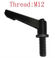 1x milling machine table lock bolt handle m12 thread mill tools black cnc milling machine lathe machine mini milling