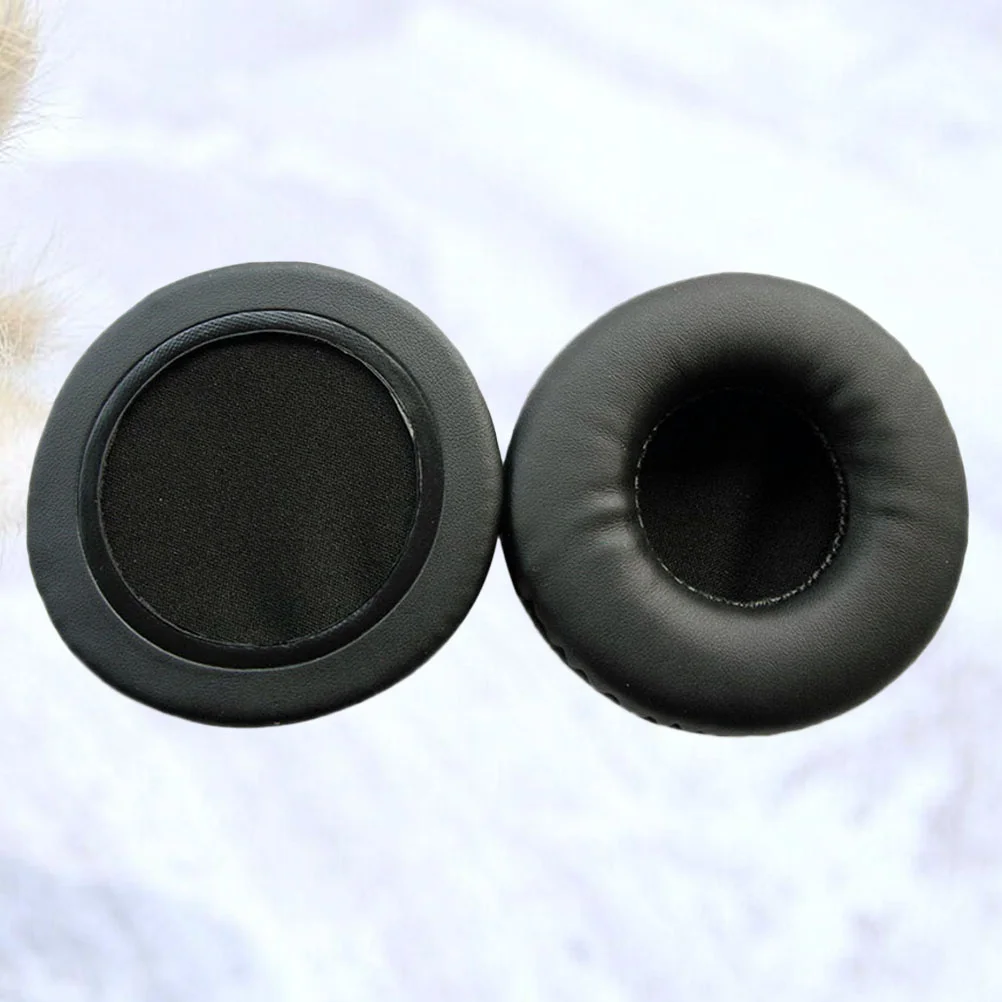 

2pcs Round Earphone Ear Cushion Headset Earmuffs Headphone Covers Earpads Ear Cups Replacement Cover Diameter 75cm Tip silicone
