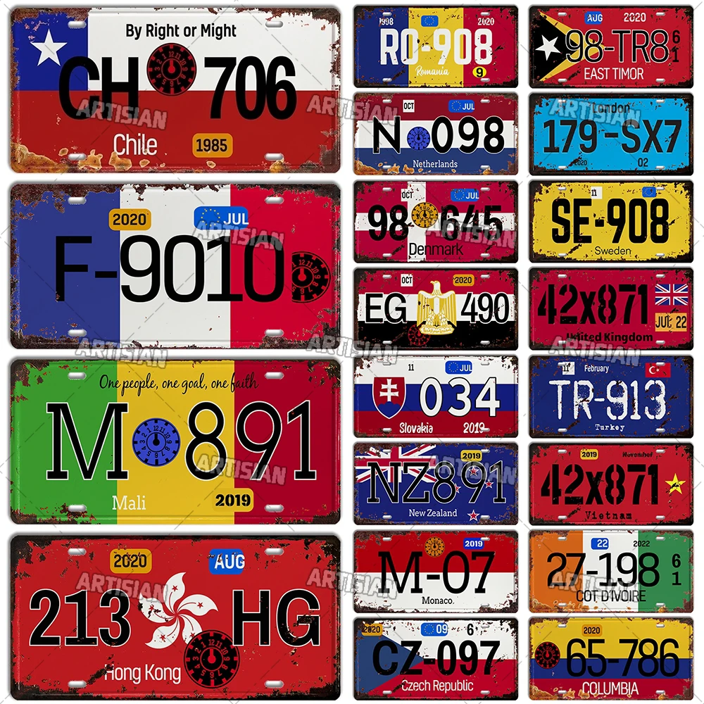 

Металлический номерной знак в стиле ретро с изображением лондонского города