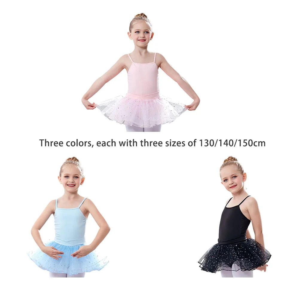 

Girl Simple Design Solid Color Ballet Costume Dance Training Practice Performance Bodysuit Clothes Birthday Gift Blue