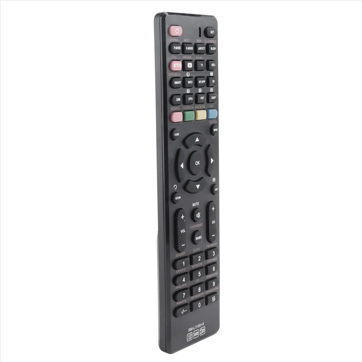 Фото Универсальный пульт дистанционного управления Y23A Rm-L1130 +X для телевизоров AKIRA, AOC, BBK, ELENBREG, PRIMA, OPENBOX, THOMSON, DAEWOO, JVC Smart TV №2
