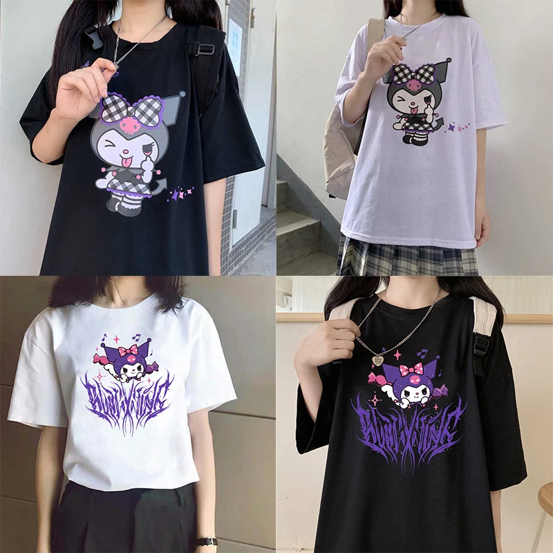 

Женская футболка с коротким рукавом, круглым вырезом и принтом