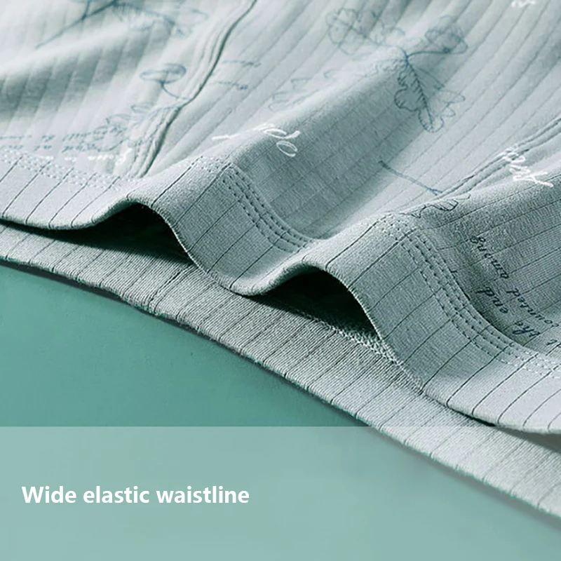 FK 4pcs Cotton Print Men Underwear Sexy Antibacterial Boxer Shorts hombre Male Underpants Men's sexi Stripe Panties Boxers 2023