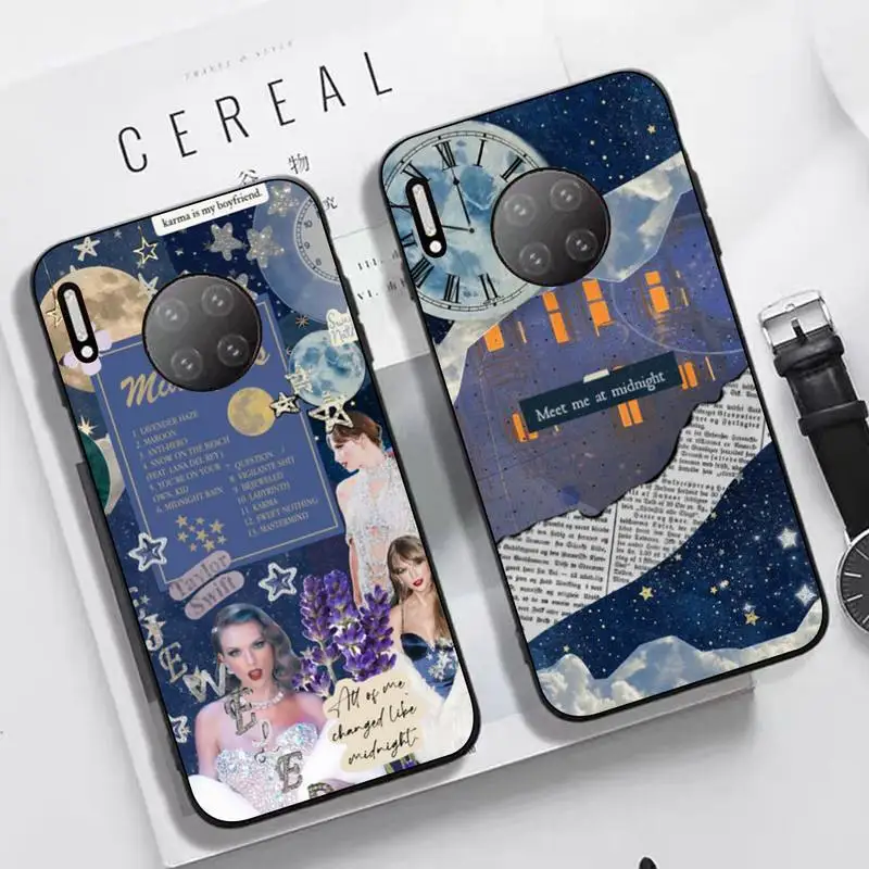 

T-Taylors-Swifts M-Midnights Phone Case For Huawei Nova 3I 3E mate20lite 20Pro 10lite Luxury funda case