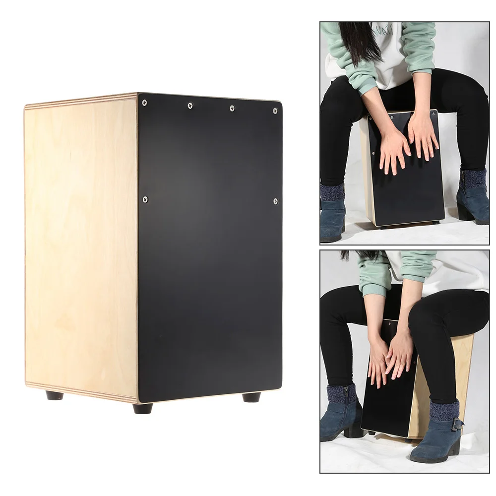 Деревянный ручной барабан Cajon детская коробка для инструментов и отливок