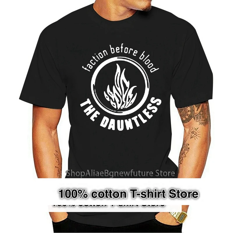 

DAUNTLESS Divergent Tshirt - Faction Before Blood Ladies Womens Girls DVD Movie