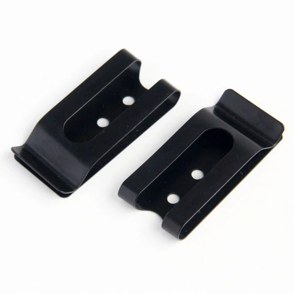 

Securing Clip Belt Clip Hook Accessories Garden 2pcs 4mm 57*26mm Black Coated Finish Manganese Steel Practical