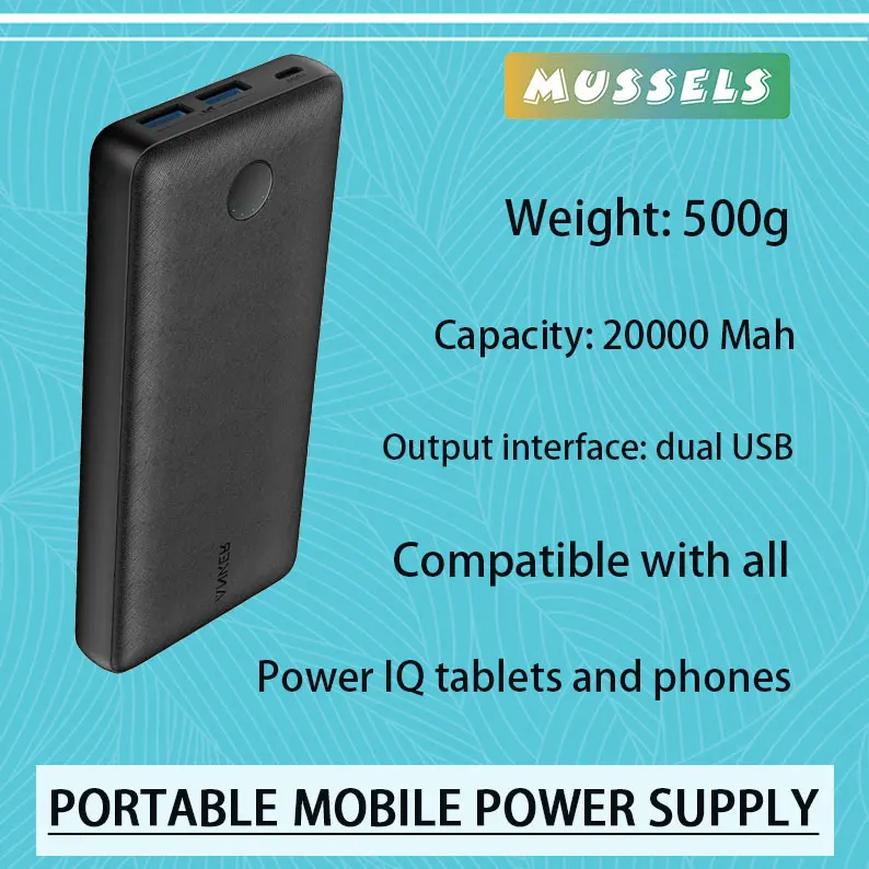 

A1363 Portable Power Bank, Powercore Select 20000 Mah, Iq 2.0 Power 18w, Dual Output