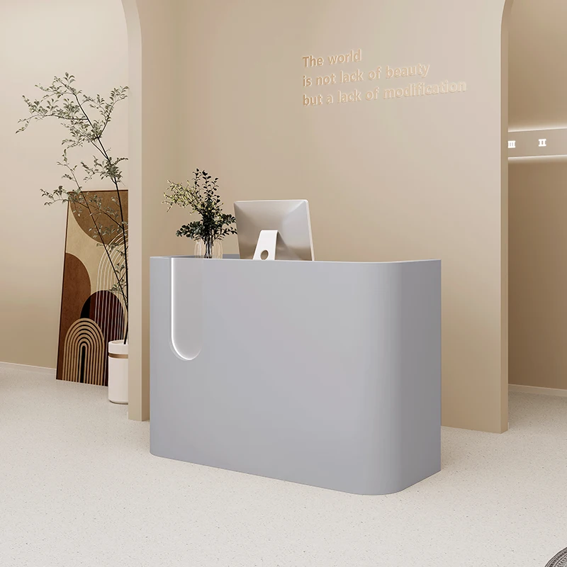 Супермаркет красота фотостудия современный подиум касса стойка регистрации