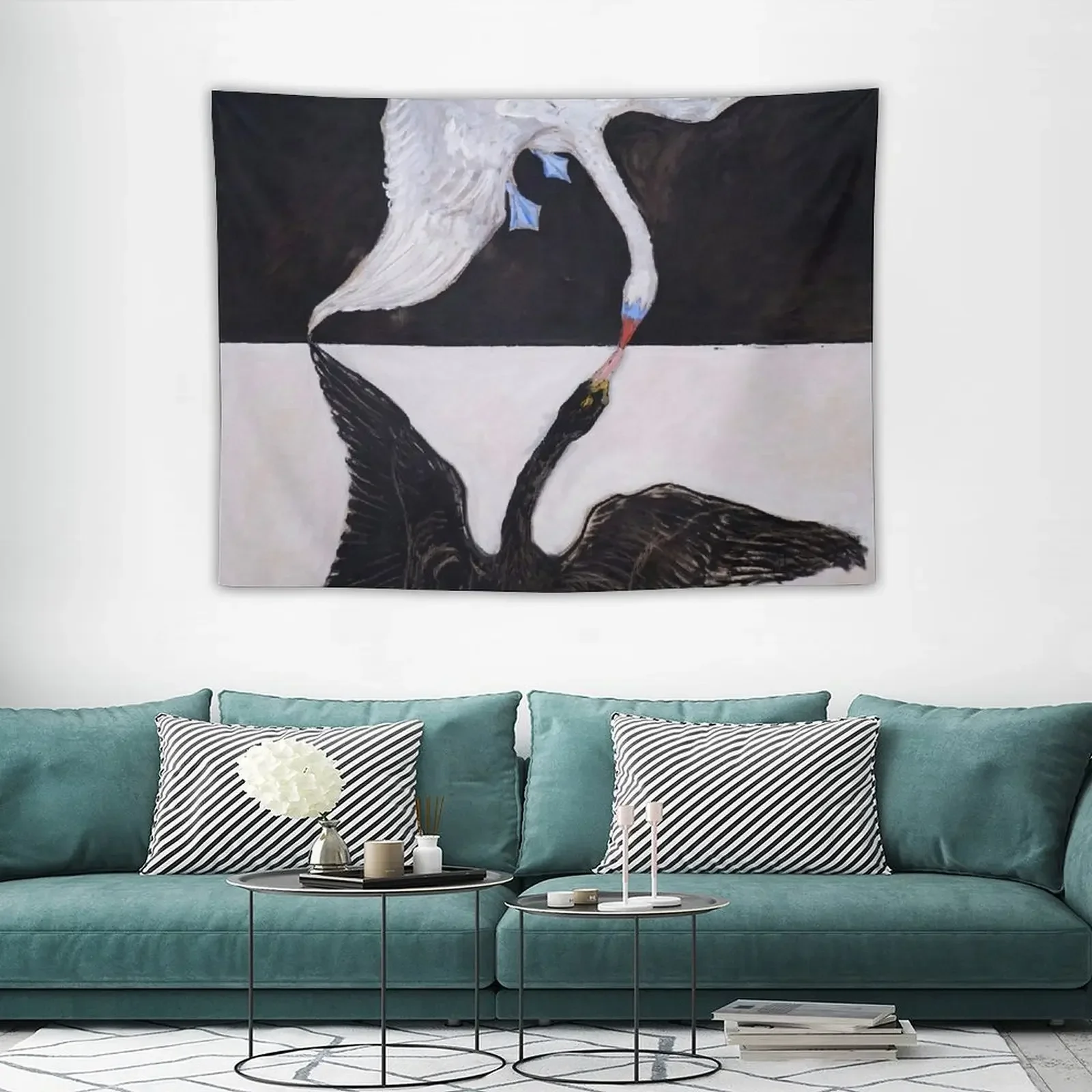 Хилма а Клинт Лебедь No. 01 групповой гобелен IX-SUW для спальни декоратор комнаты