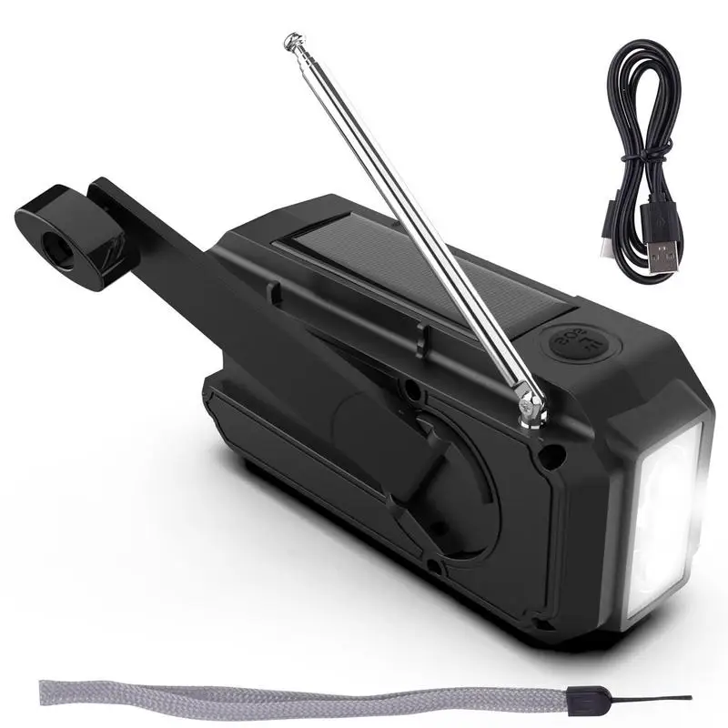 

Радиоприемник с ручным заводом, с зарядкой от солнечной батареи, с ручным заводом, для кемпинга и выживания