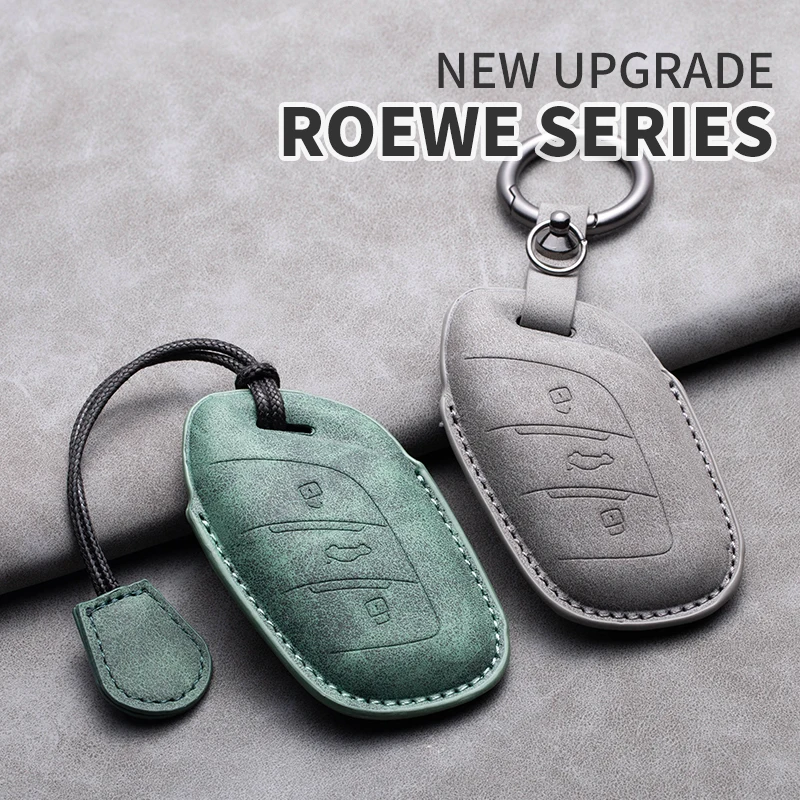 

Кожаный защитный чехол для автомобильного ключа, брелок-держатель для дистанционного ключа для Roewe RX5 I5 I6 RX3 RX8 ERX5 MG ZS EV MG6 EZS, аксессуары