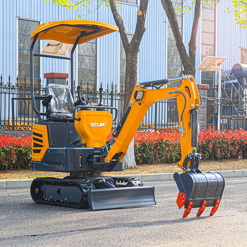 Strong 1000kg  Small Digger Mini Excavator 1 Ton for Farm and Garden  EPA Kubota Engine  Excavator Lifetime  Service