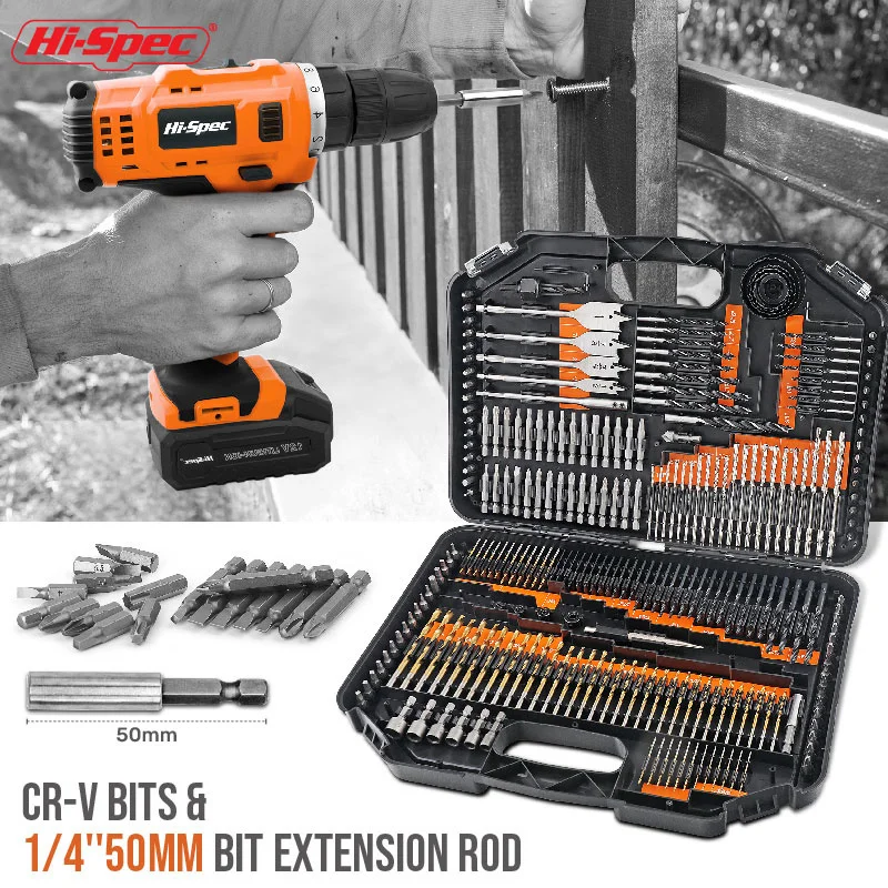 Hi-Spec HSS Cobalt Twist Drill Bit Set Metric Straight Shank With Metal Case For Stainless Steel Wood Drilling |
