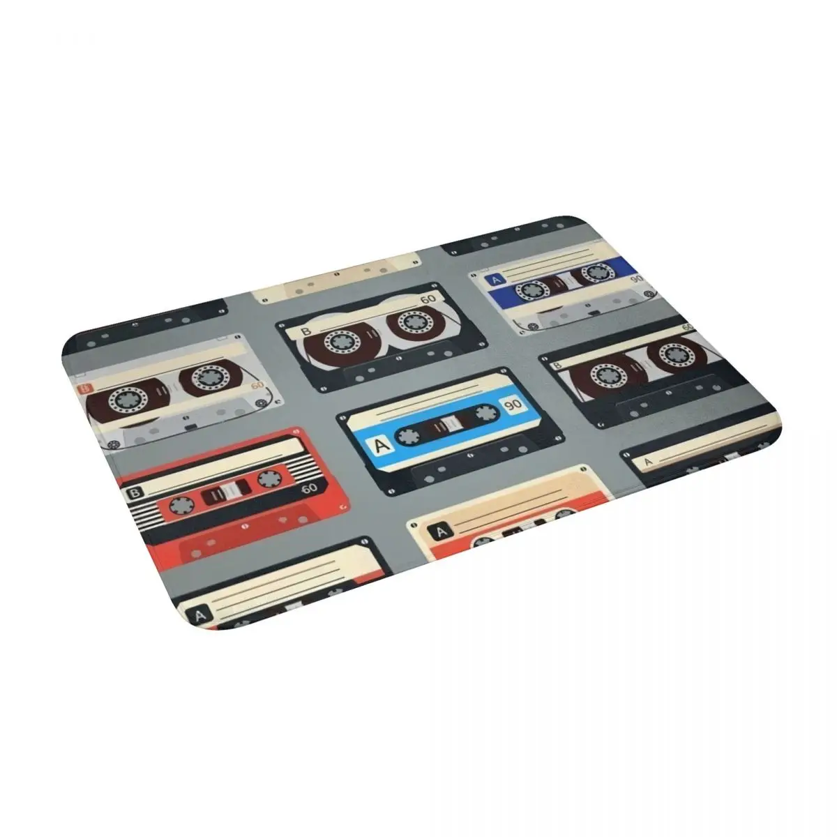 

Music Tape Bath Door Floor Mat Music Cassette Non-slip Rug Carpet Entrance Living Room Home Kitchen Absorbent Doormat Bathroom
