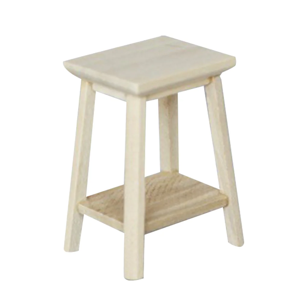 

Decorative Miniature Wooden High Stand Doll House Adornment Miniature Simulation Furniture