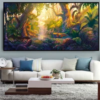 5d diamond embroidery psychedelic forest diamond painting kit landscape diy cross stitch sale new arrival wall living room decor